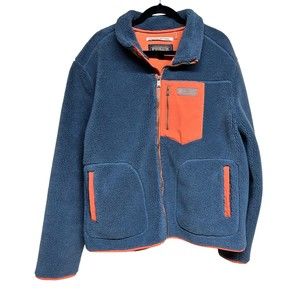 Pendleton Winthrop Berber Fleece Jacket‎ Storm Blue Men’s Size XL